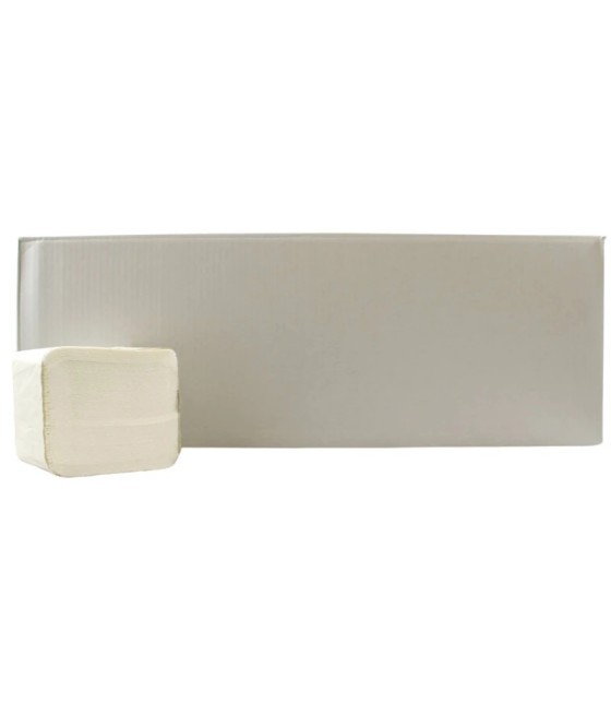 Toaletný papier SKLADANÝ, 2vrst. 100% cel., 8000ks/bal