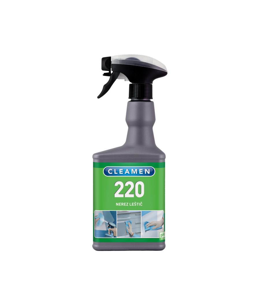 CLEAMEN 220, nerez leštič, 550ml