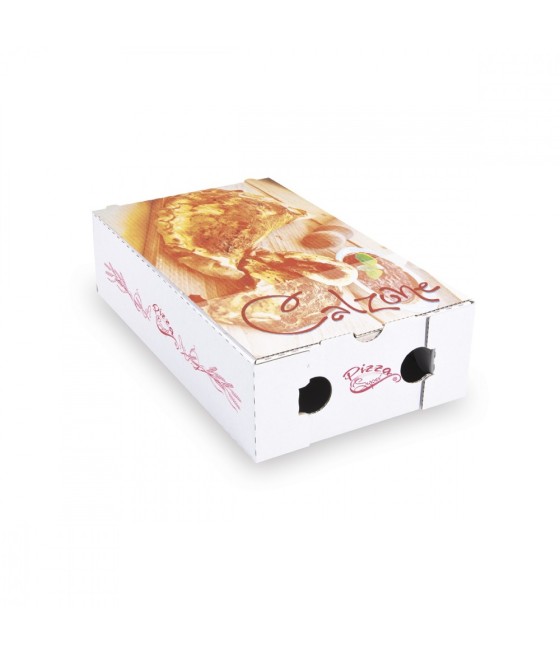 Krabica na pizzu 27x16,5x7,5 CALZONE, 100ks/bal.