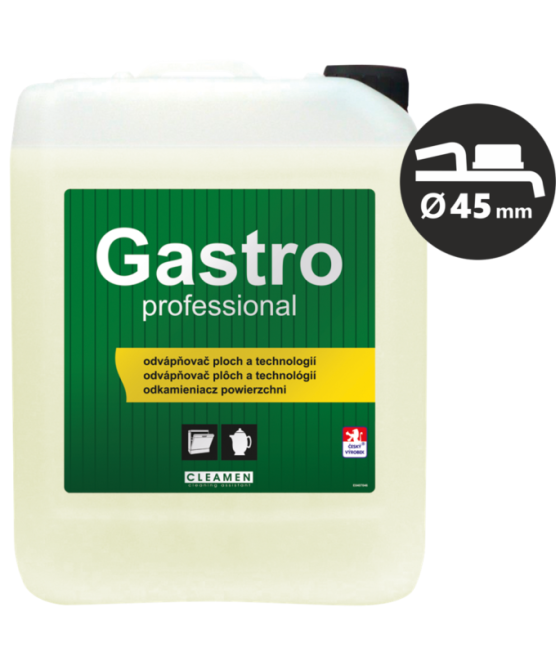 CLEAMEN GASTRO PROFESSIONAL Odvápňovač nerezových plôch a technológií, 6 kg