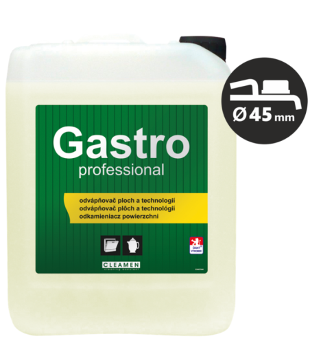 CLEAMEN GASTRO PROFESSIONAL Odvápňovač nerezových plôch a technológií, 6 kg