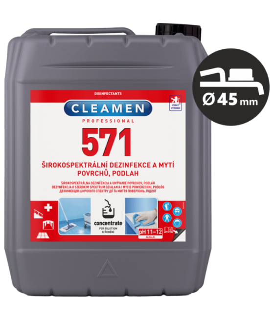 CLEAMEN 571 širokospektrálna dezinfekcia ,koncentrát .5L