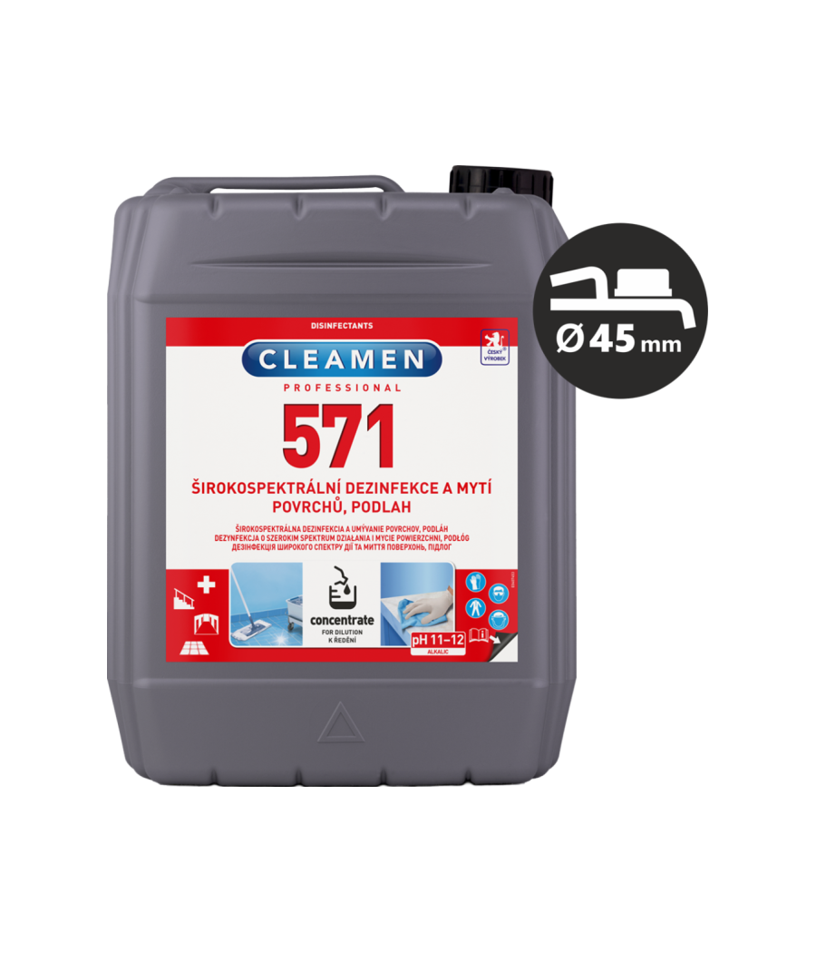 CLEAMEN 571 širokospektrálna dezinfekcia ,koncentrát .5L