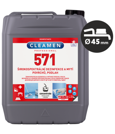 CLEAMEN 571 širokospektrálna dezinfekcia ,koncentrát .5L