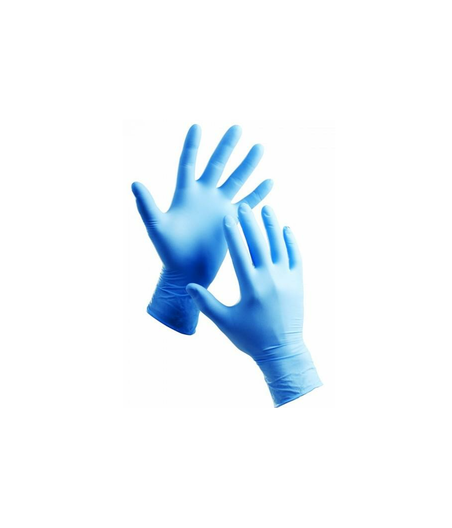 Nitrilové rukavice MODRÉ, veľkosť M - NEPUDROVANÉ, 100ks/bal.