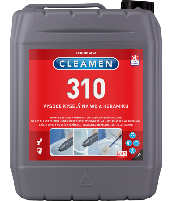 CLEAMEN 310 gélový čistič WC, 5L