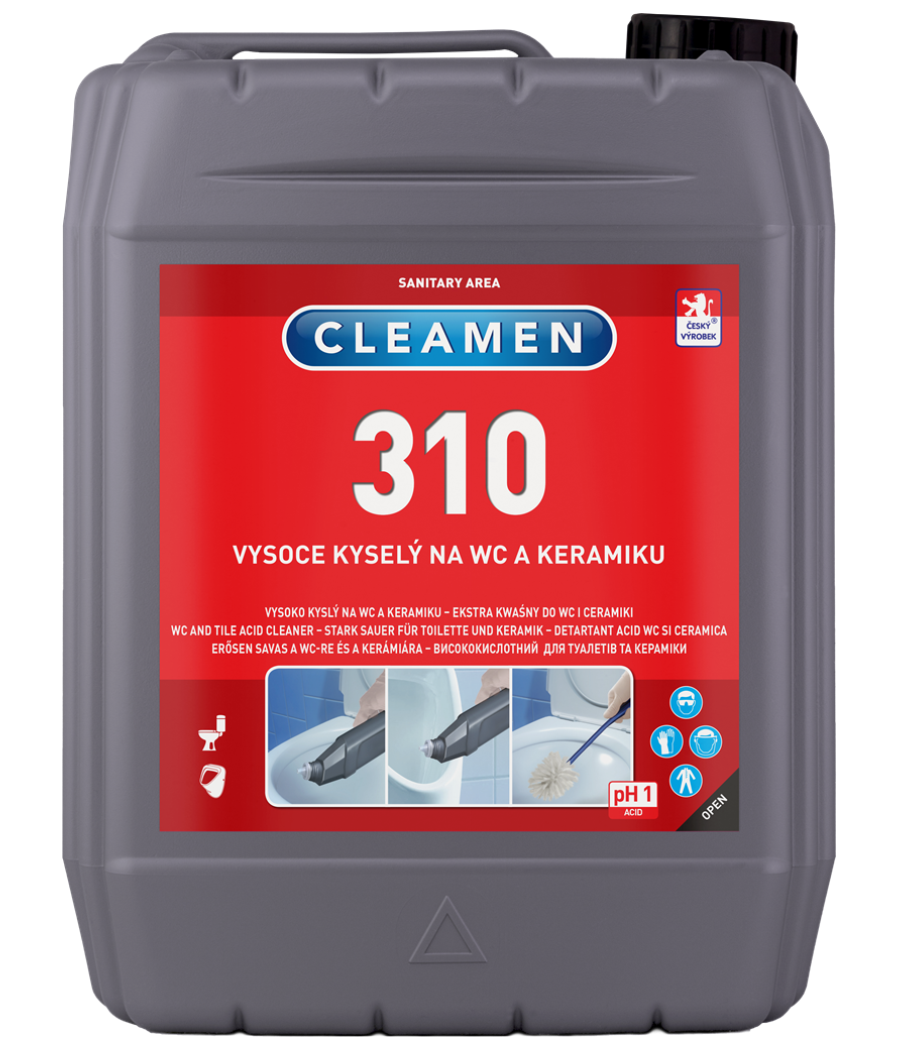 CLEAMEN 310 gélový čistič WC, 5L