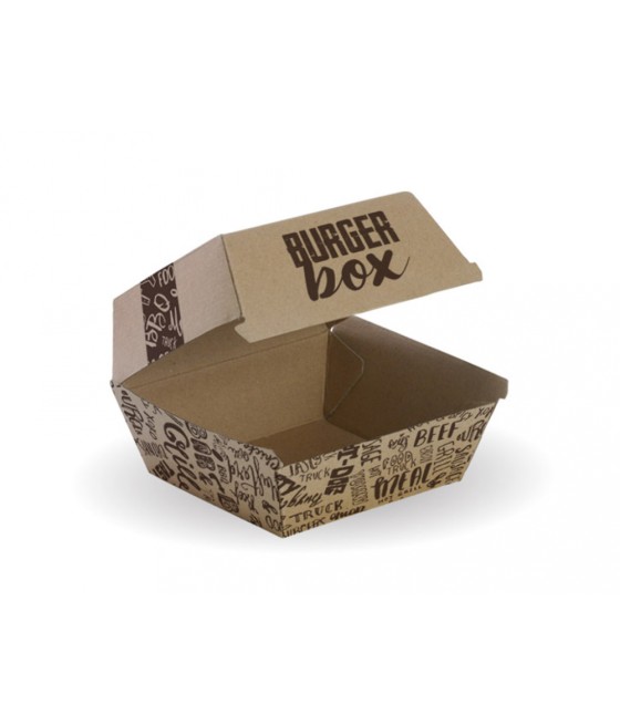 Burger box s potlačou 130x130x110 cm, 50ks/bal.