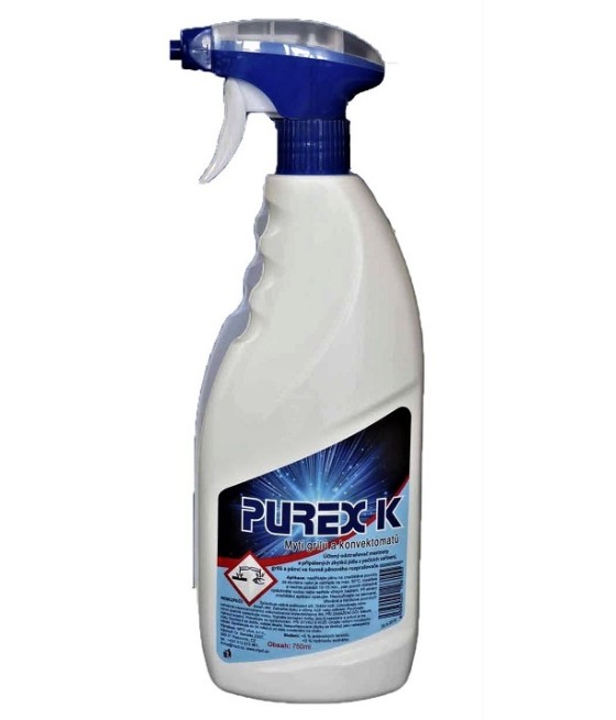 PUREX K, čistiaci prostriedok na konvektomaty a grily, 750 ml PET fľaša s rozprašovačom