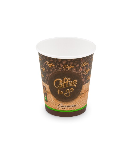 Papierový pohár "COFFEE TO GO" 280 ml, M, pr. 80mm, 50ks/bal