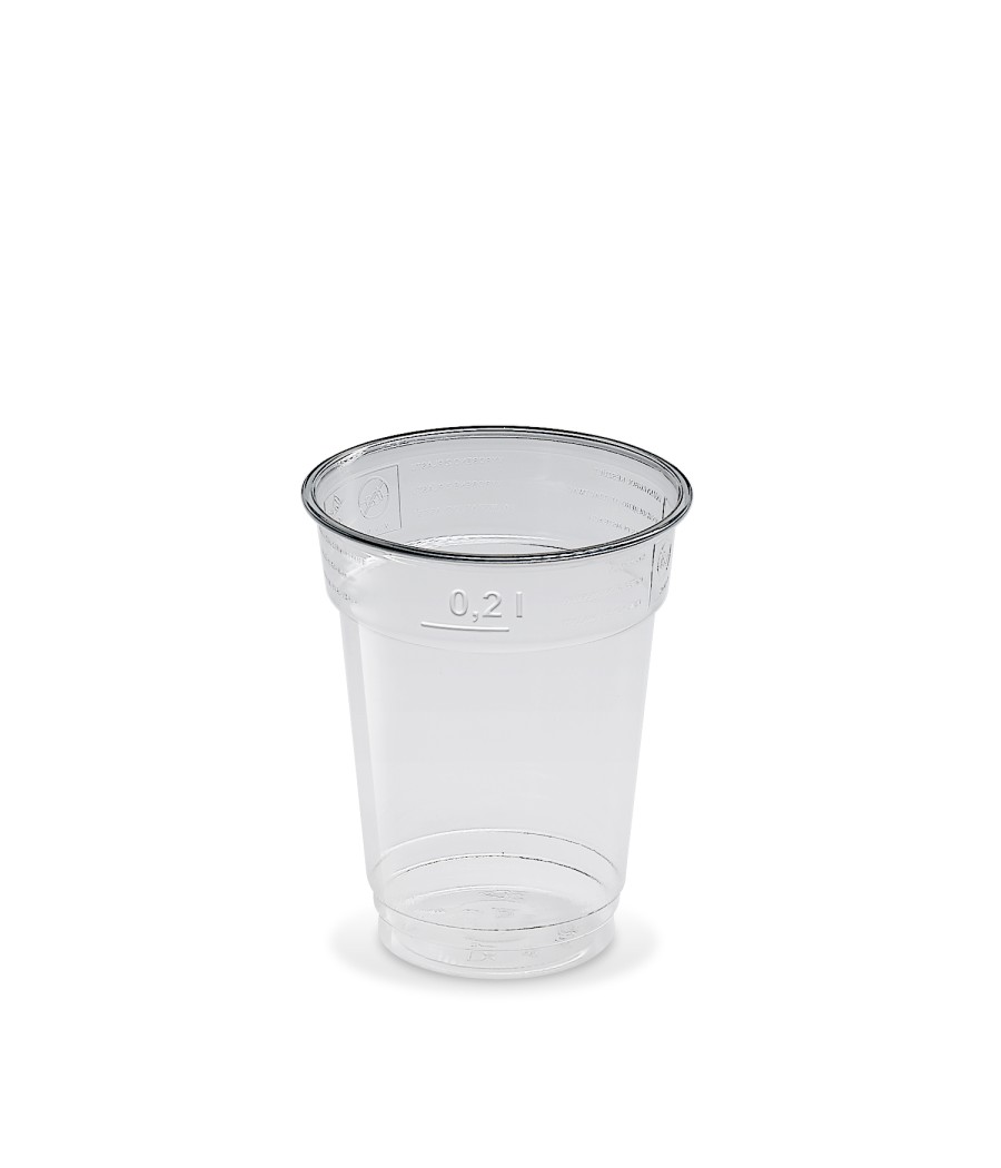 Plastový pohár PET 200ml, TRANSPARENTNÝ, 78mm, 50ks/bal