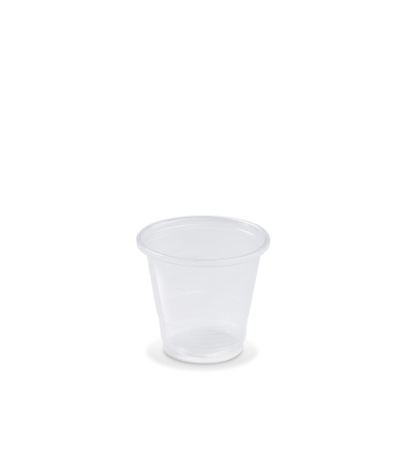Plastový pohár PP 80ml, PRIESVITNÝ, 57mm, 100ks/bal