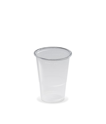 Plastový pohár PP 250ml, PRIESVITNÝ, 78mm, 50ks/bal